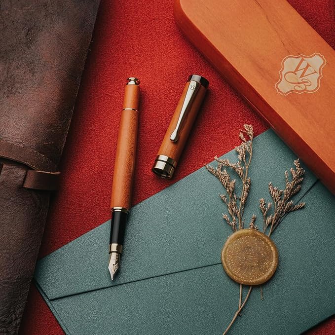 Wordsworth & Black Fountain Pen Set, Luxury Bamboo Wood - Image 5