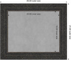 Amanti Art Black Framed Magnetic Board 21x25 Small Vision Board - Image 2