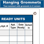 Extra Large Property Management Make Ready White Board, 36X45 Inch Big Dry - Image 5