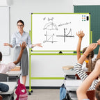 Large Dry-Erase Rolling Magnetic Whiteboard - Image 6
