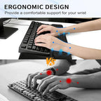 Starvortex Keyboard Stand with Wrist Rest, Ergonomic Keyboard Pad with Wrist - Image 2
