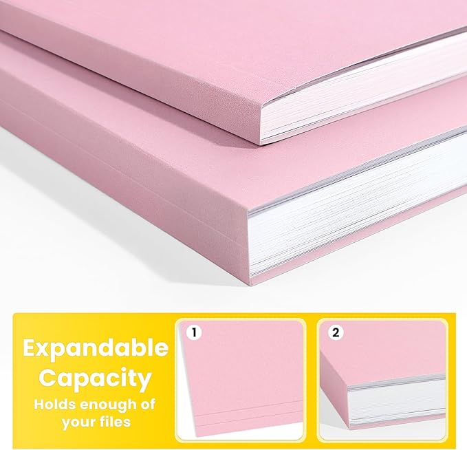 SUNEE File Folders, 36 Pack Manilla Folders 8.5 x 11, Colored File Folders Home - Image 4