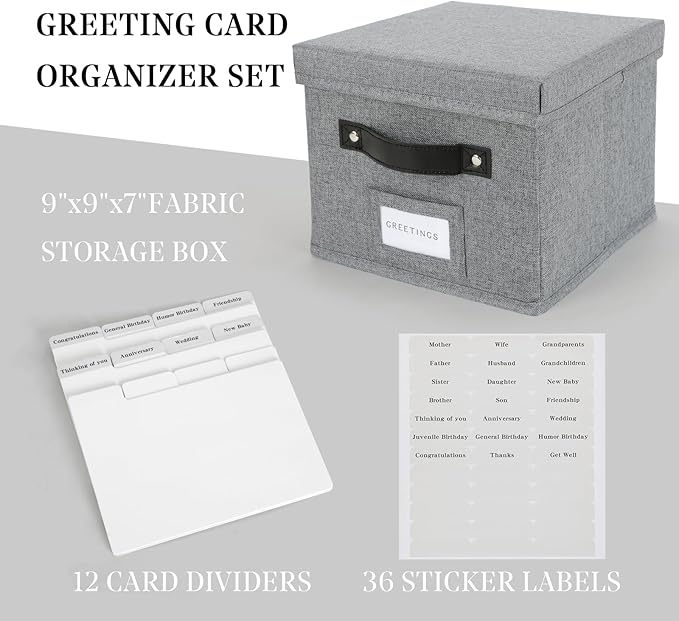 TARSUKA Greeting Card Organizer - Image 3
