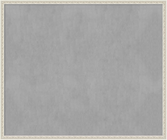 Amanti Art Silver Framed Magnetic Board 42x50 Oversize Vision Board by AmantiArt