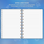 Clever Fox Password Book Spiral – Mini Internet Address & Password Organizer - Image 6