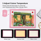 xvv rechargeable tracing board, ultra-thin light pad with showing dimensions