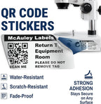 McAuley Labels Custom QR Code Stickers - Image 2