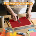 Red Cardstock 8.5" x 11 ", Valentine Day Cardstock Paper, 40 Sheets Red Card - Image 6