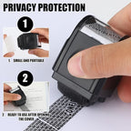 Nezyo 2 Pack Identity Protection Roller Stamp Identity Theft, Confidential - Image 5