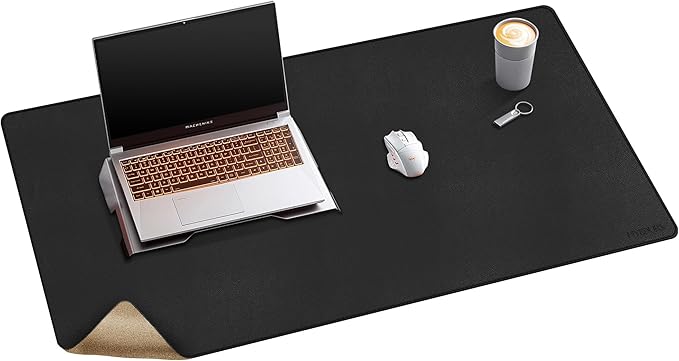 Mydours 40" x 20" Extra Large Desk Mat, PU Leather & Cork Desk Pad, Large XXL by Mydours