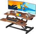 JYLH JOYSEEKER Standing Desk Converter 32 inch, Height Adjustable Sit Stand by JYLHJOYSEEKER