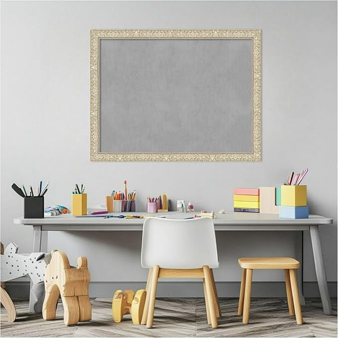 Amanti Art Silver Framed Magnetic Board 20x26 Medium Vision Board - Image 5