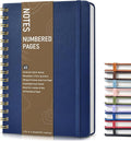 Lined Spiral Journal Notebook, A5 Hardcover Spiral Journals by Unknown