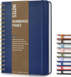 Lined Spiral Journal Notebook, A5 Hardcover Spiral Journals by Unknown