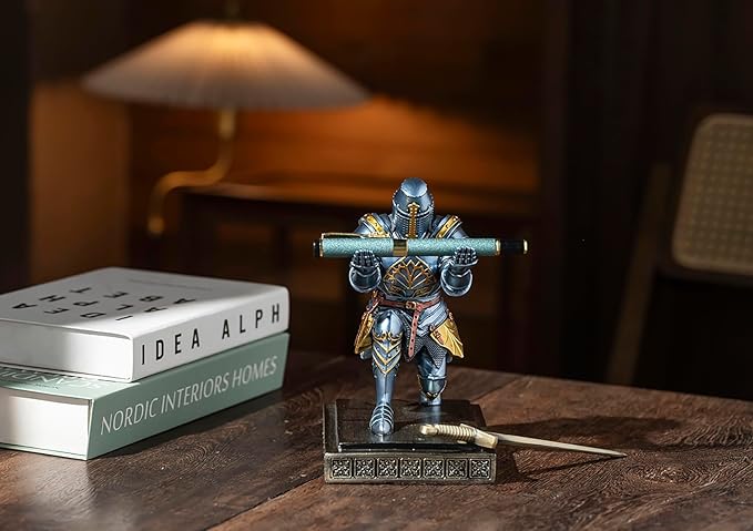 NCQIXIAO Templar Vanguard Soldier Pen Holder Pencil Stand Desk Organizers and - Image 6