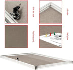 BIBOC Enclosed Felt Bulletin Board 36x24 inch Lockable Cork Noticeboard Display - Image 3