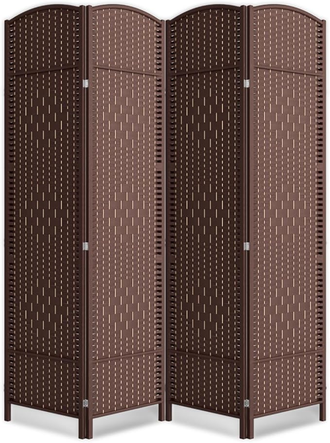 Cocosica 4 Panel Room Divider, 6Ft Folding Privacy Screen, Tall by cocosica