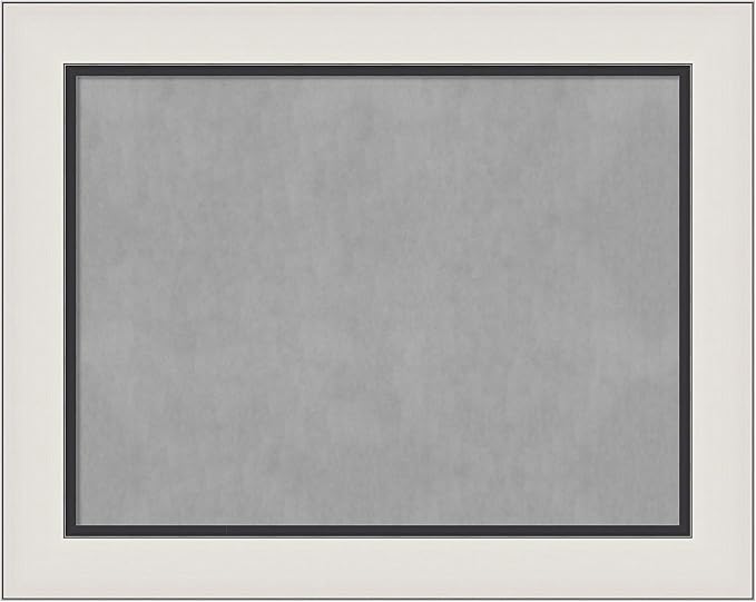 Amanti Art Silver Framed Magnetic Board 24x30 Medium Vision Board by AmantiArt