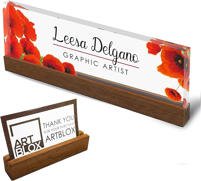 Artblox Office Personalized Name Plate by Artblox