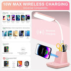 Sailstar Pink Desk Lamp, Small Desk Lamp - Image 3