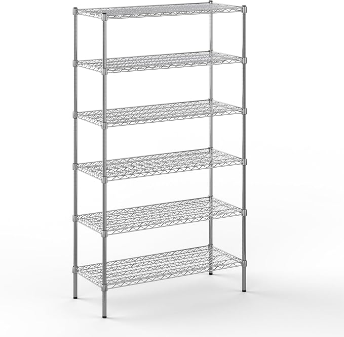 Regal Altair 18" Deep x 42" Wide x 74" Height Wire Shelving Kit | 6-Tier | NSF by Regal+Altair