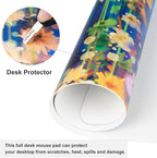 QIYI Large Desk Pad, Waterproof PU Leather Mouse Pad - Image 5