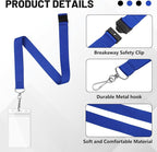 12-Pack Blue Breakaway Lanyards - Image 4