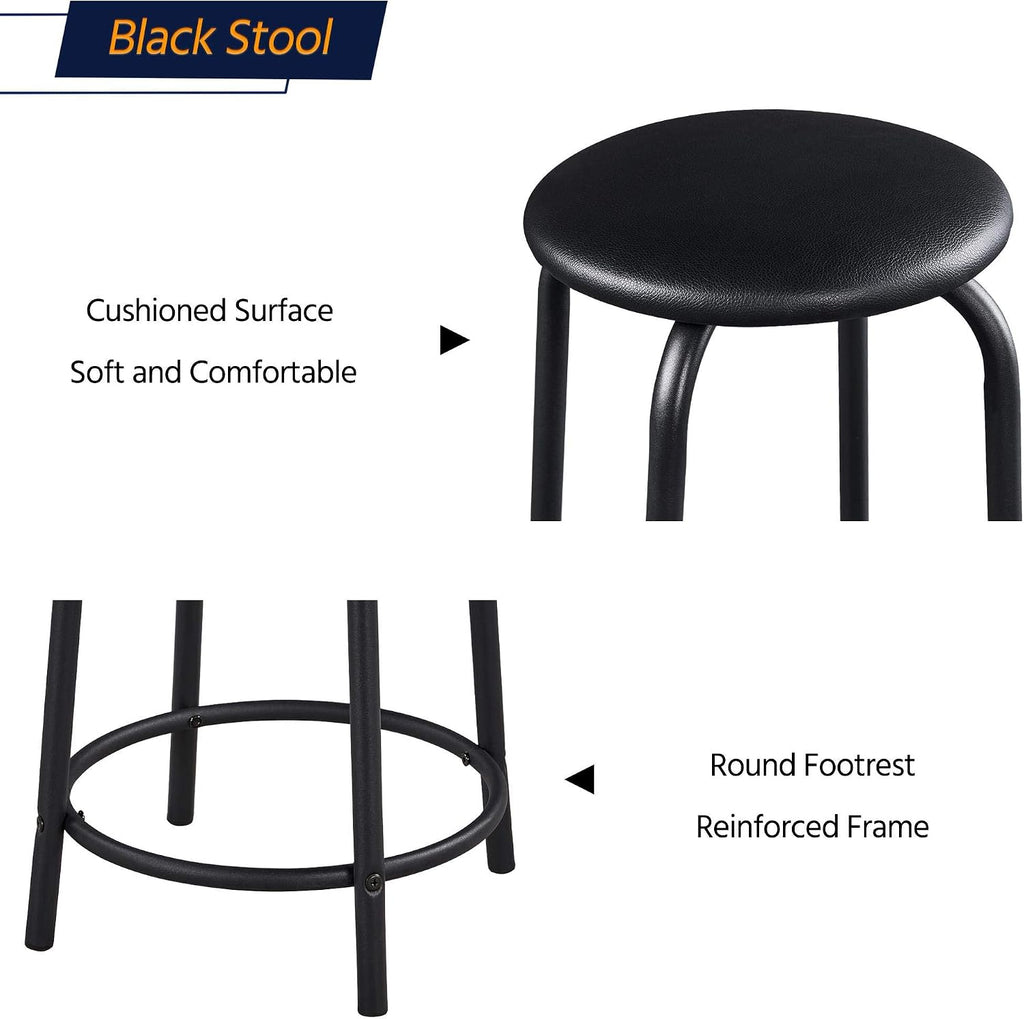 Yaheetech Adjustable Drafting Table & Stool, Tilting Glass Art Desk, Black | Tempered glass top tilts 0-40 degrees for drawing or tracing on a sturdy iron frame, with 2 mesh drawers for craft supplies.