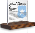 School Resource Officer Gifts, Thank You Appreciation Desk Sign by Pariveca