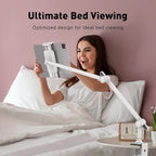 AboveTEK Tablet Stand Holder for Desk & Bed, Aluminum iPad Holder Arm - Image 2