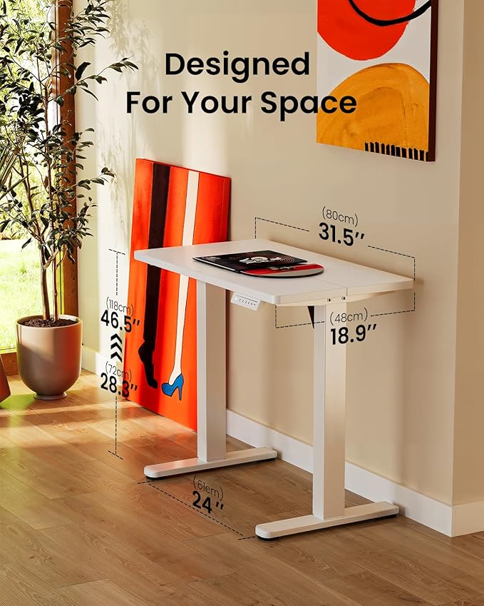 ErGear Height Adjustable Electric Standing Desk, 31.5 x 18.9 Inches Sit Stand - Image 3