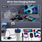 USB C Charger 200W USB C Charger Block, Upgraded GaN III 8-Port Fast Charging - Image 6