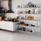 Regal Altair 18" Deep x 72" Wide x 74" Height Wire Shelving Kit | 5-Tier | NSF - Image 8