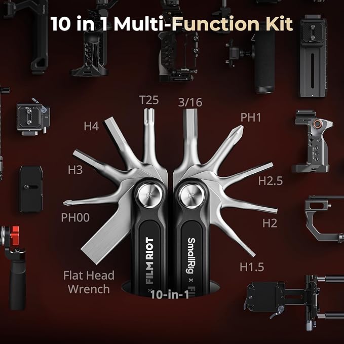 SmallRig x FILM RIOT 10-in-1 Folding Tool Set - Image 5