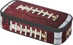 HKHEHOP American Football Ball Vintage Theme Pencil Case Storage Pencil Pouch - Image 3