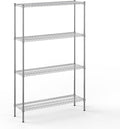 Regal Altair 14" Deep x 48" Wide x 74" Height Wire Shelving Kit | 4-Tier | NSF by Regal+Altair
