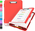 Sooez Clipboard with Storage, High Capacity Nursing Clip Board 8.5 x 11 with by Sooez