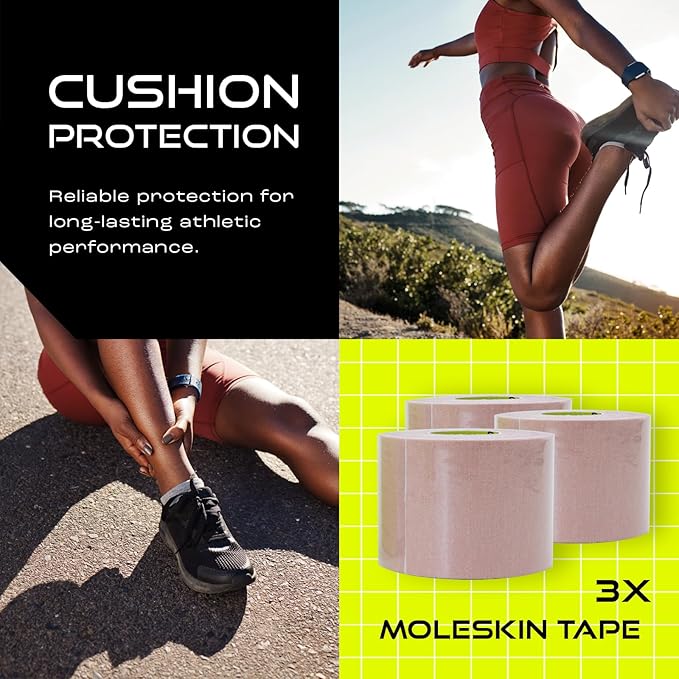 Pebbos Moleskin Tape – 2in x 16ft – Anti-Friction Cushioning Tape | - Image 4