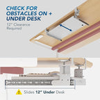 AX WABER Keyboard Tray Under Desk Pull Out - Image 6