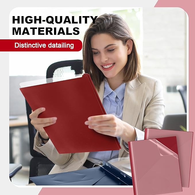 Teling 48 Pcs Clear Front Report Covers - Image 6