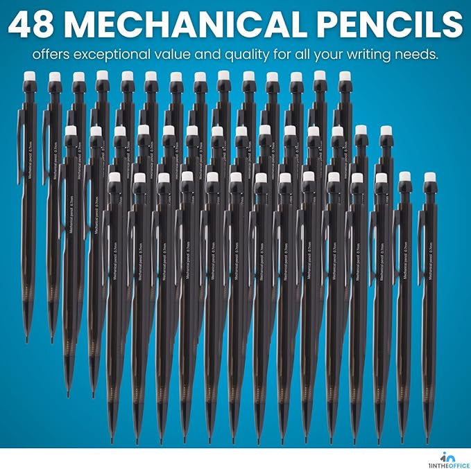 1InTheOffice Mechanical Pencils 0.7mm, 48 Pack - Image 6