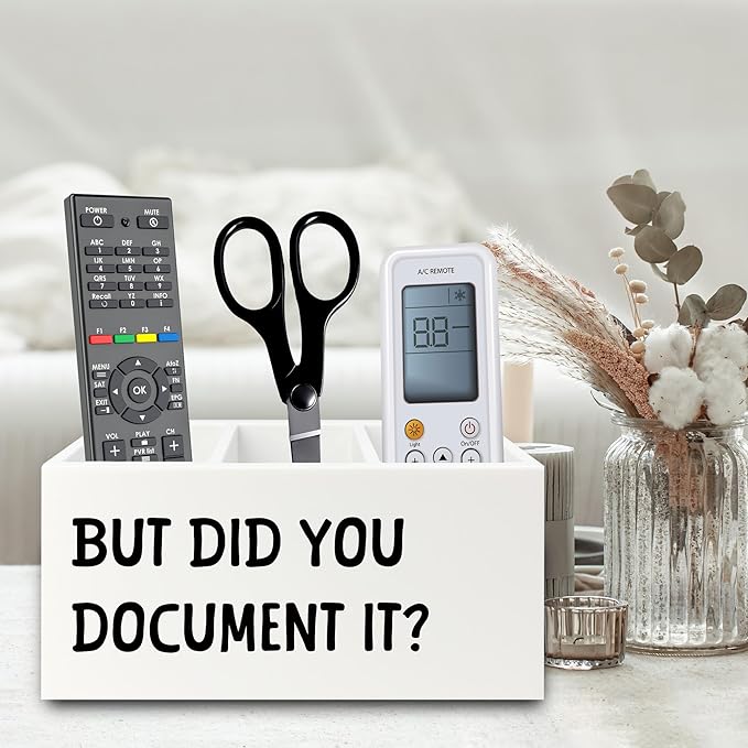 XPH Funny But Did You Document It Pen Pencil Holder Organizer - Image 5