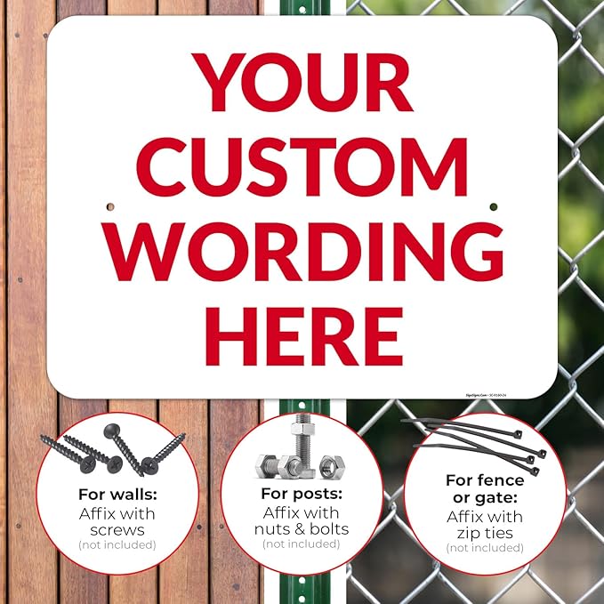 Custom Sign, Personalized Metal Signs, Customize - Image 4