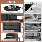 SYKIARIOL Rolling Cart with Drawers, 12 Drawer Rolling Cart, Rolling storage - Image 7