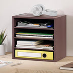 Ballucci 4-Tier Paper Organizer, Desk File Organizer, Stackable Letter Tray - Image 2