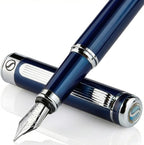 Scriveiner Midnight Blue Fountain Pen by Scriveiner