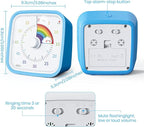 Yunbaoit Visual Timer with Protective Case, Rainbow Disk 60 Minute Countdown - Image 4