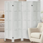Leesinwing Wood Room Divider 4 Panel Folding Privacy Screen, Classic 5.6Ft by Leesinwing