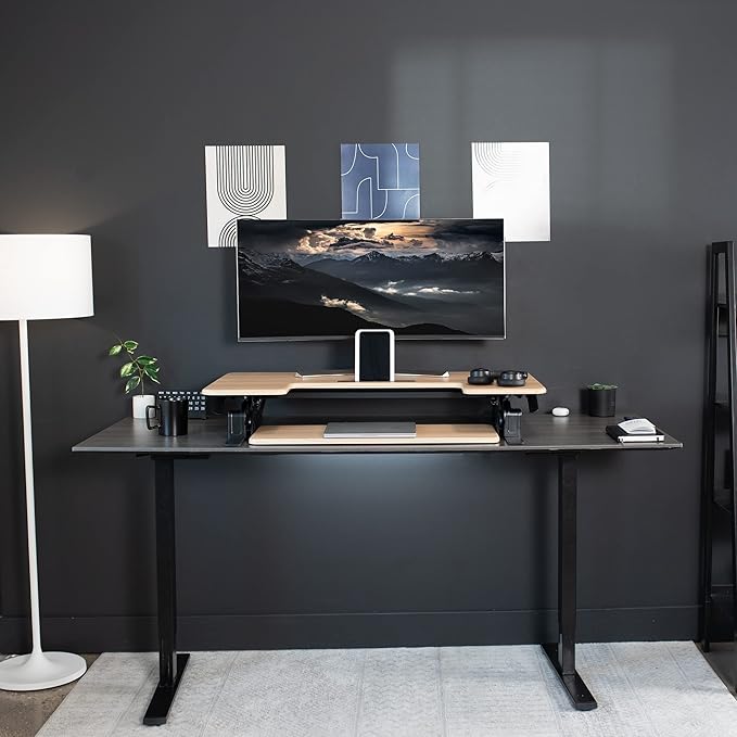VIVO 42 inch Height Adjustable Stand Up Desk Converter, V Series, Quick Sit to - Image 7