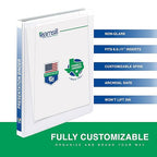 Samsill 0.5 Inch 3 Ring Binder, Made in USA, Economy Round Ring, 100 Sheet - Image 3